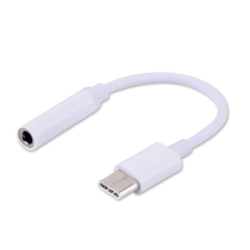 SAVIO USB Type 3.1 C (M) – Jack 3.5mm (F) Audio adapter White AK-35 SAVIO USB Type 3.1 C (M) – Jack 3.5mm (F) Audio adapter White AK-35