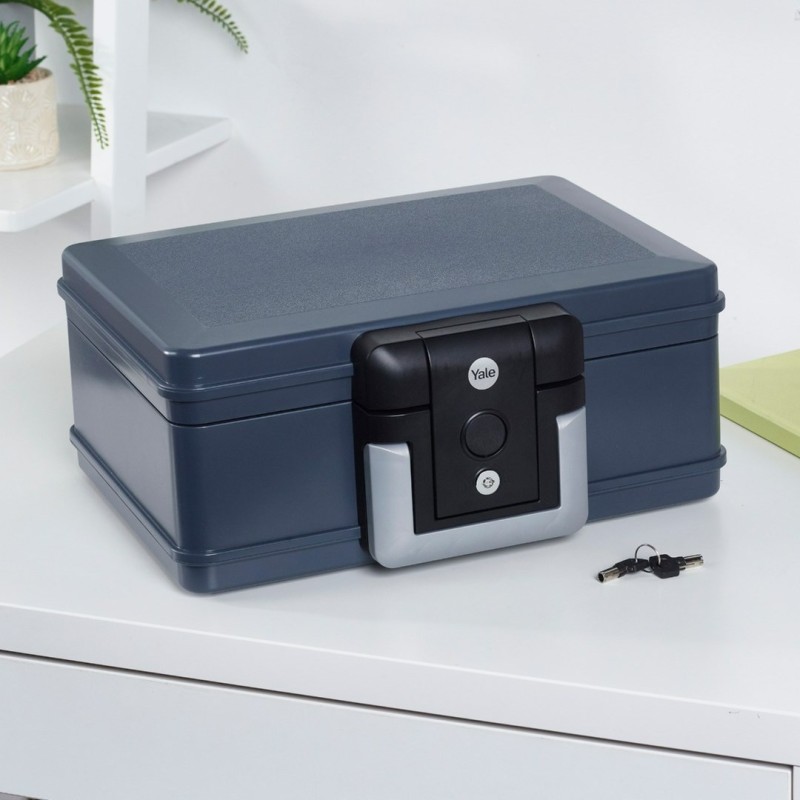 Yale YFWC/154/KB1 Security Box Small 4 l Plastic Grey Yale YFWC/154/KB1 Security Box Small 4 l Plastic Grey