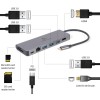 Gembird A-CM-COMBO5-05 USB Type-C 5-in-1 multi-port adapter (Hub + HDMI + PD + card reader + LAN) Gembird A-CM-COMBO5-05 USB Type-C 5-in-1 multi-port adapter (Hub + HDMI + PD + card reader + LAN)