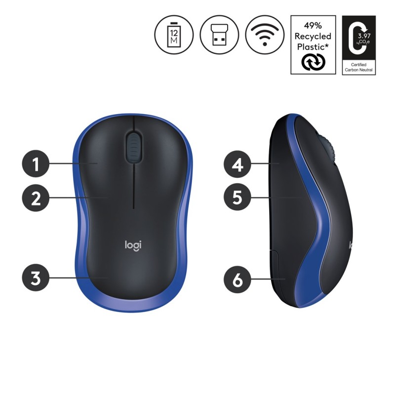 Logitech Wireless Mouse M185 Logitech Wireless Mouse M185