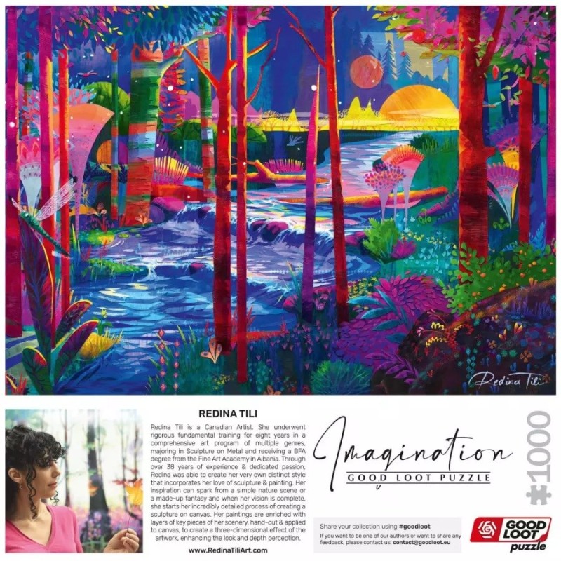 Puzzle Good Loot Imagination - Redina Tili: Sleeping Giants 1000 pc(s) Puzzle Good Loot Imagination - Redina Tili: Sleeping Giants 1000 pc(s)