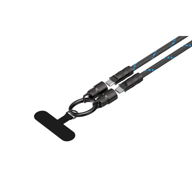 Havit CB6340 - charging cable, 1.2m (black/blue) Havit CB6340 - charging cable, 1.2m (black/blue)