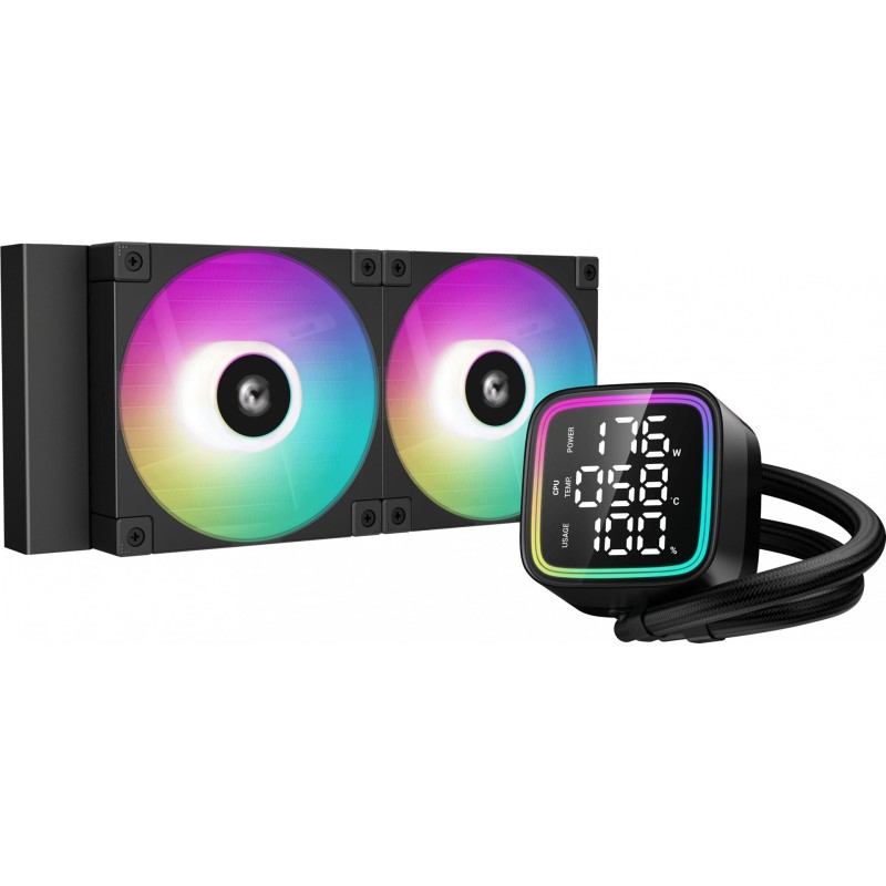 DeepCool LD240 Processor All-in-one liquid cooler 12 cm Black 1 pc(s) DeepCool LD240 Processor All-in-one liquid cooler 12 cm Black 1 pc(s)