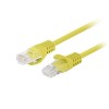 PATCHCORD KAT.6 UTP 1.5M ŻÓŁTY FLUKE PASSED LANBERG 10-PACK
