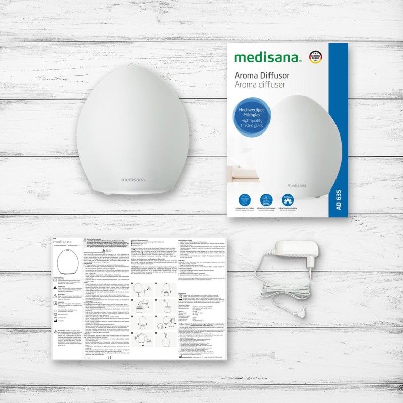 Medisana AD 635 Frosted Glass Aromatizer Medisana AD 635 Frosted Glass Aromatizer