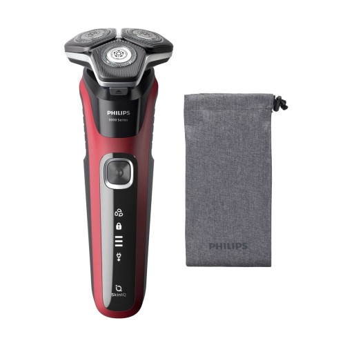 Philips SHAVER Series 5000 S5883/10 men's shaver Rotation shaver Trimmer Black, Red Philips SHAVER Series 5000 S5883/10 men's shaver Rotation shaver Trimmer Black, Red