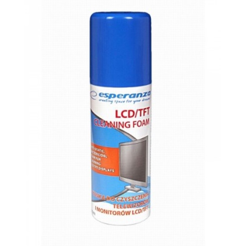 Esperanza ES101 equipment cleansing kit LCD/TFT/Plasma Equipment cleansing foam 100 ml Esperanza ES101 equipment cleansing kit LCD/TFT/Plasma Equipment cleansing foam 100 ml