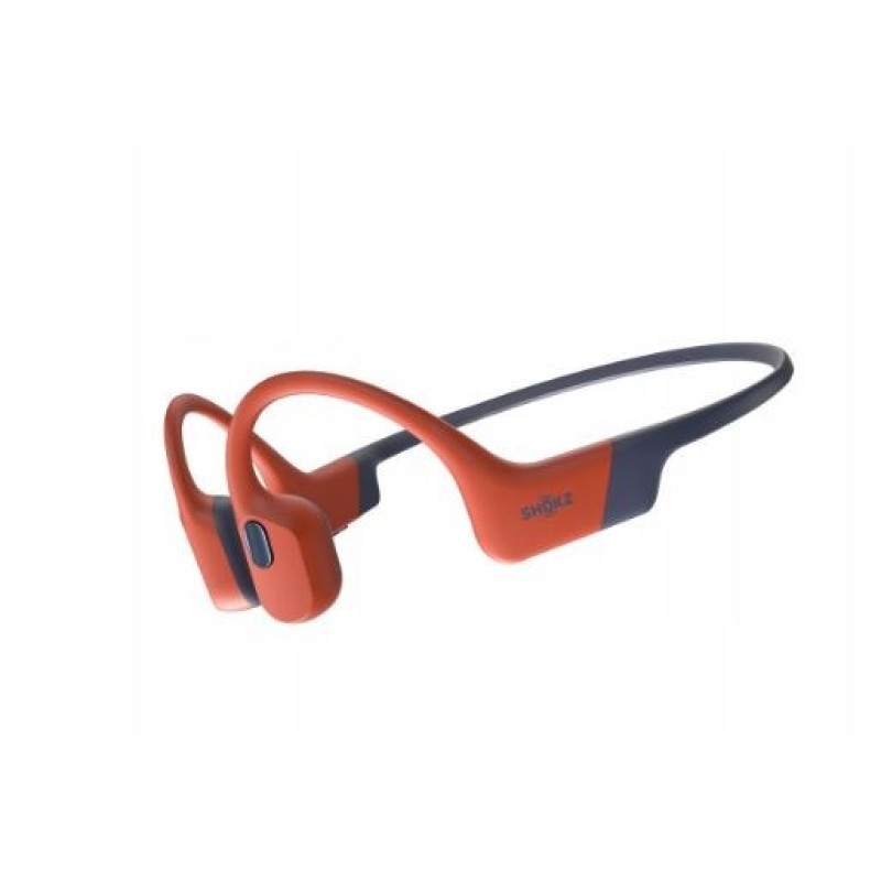 Shokz OpenSwim Pro Red wireless bone conduction headphones