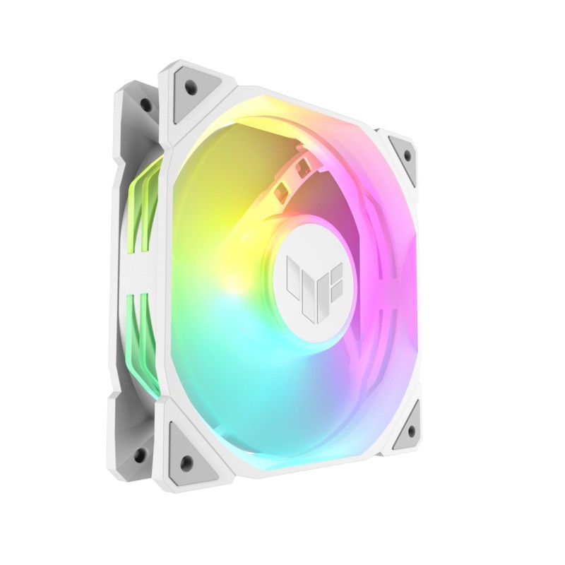 ASUS TUF GAMING TR120 ARGB REVERSE 1-pack White Computer case Air cooler 12 cm ASUS TUF GAMING TR120 ARGB REVERSE 1-pack White Computer case Air cooler 12 cm