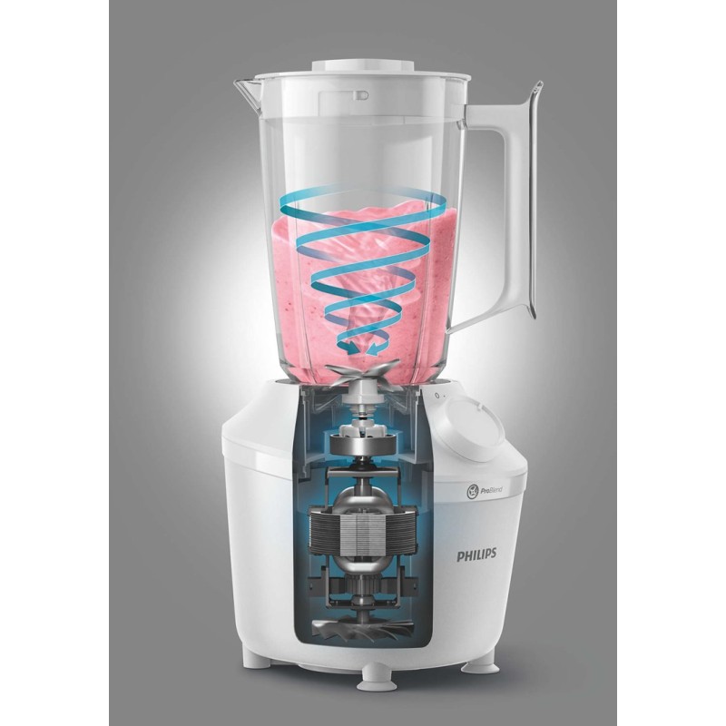 Philips 3000 series HR2041/00 blender 1.9 L Tabletop blender 450 W White Philips 3000 series HR2041/00 blender 1.9 L Tabletop blender 450 W White
