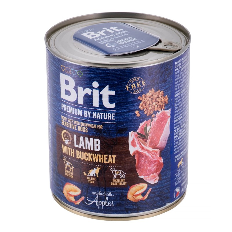 BRIT Premium by Nature Lamb with Buckwheat - Wet dog food - 800 g BRIT Premium by Nature Lamb with Buckwheat - Wet dog food - 800 g