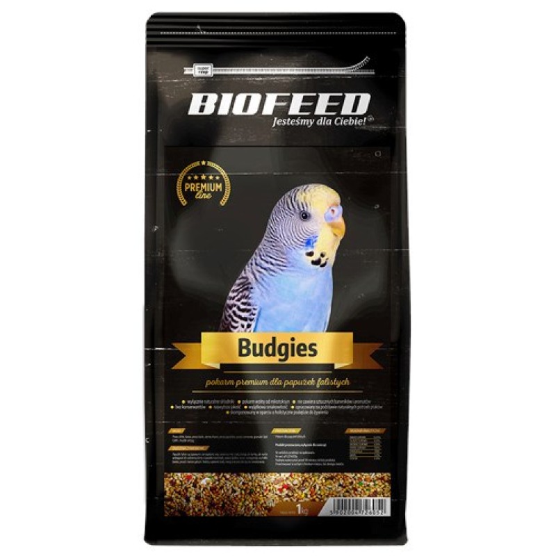 BIOFEED Premium Budgies 1kg - papużki faliste