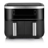 Severin FR 2453 fryer Double 3.25 L Stand-alone 2850 W Hot air fryer Black, Silver Severin FR 2453 fryer Double 3.25 L Stand-alone 2850 W Hot air fryer Black, Silver