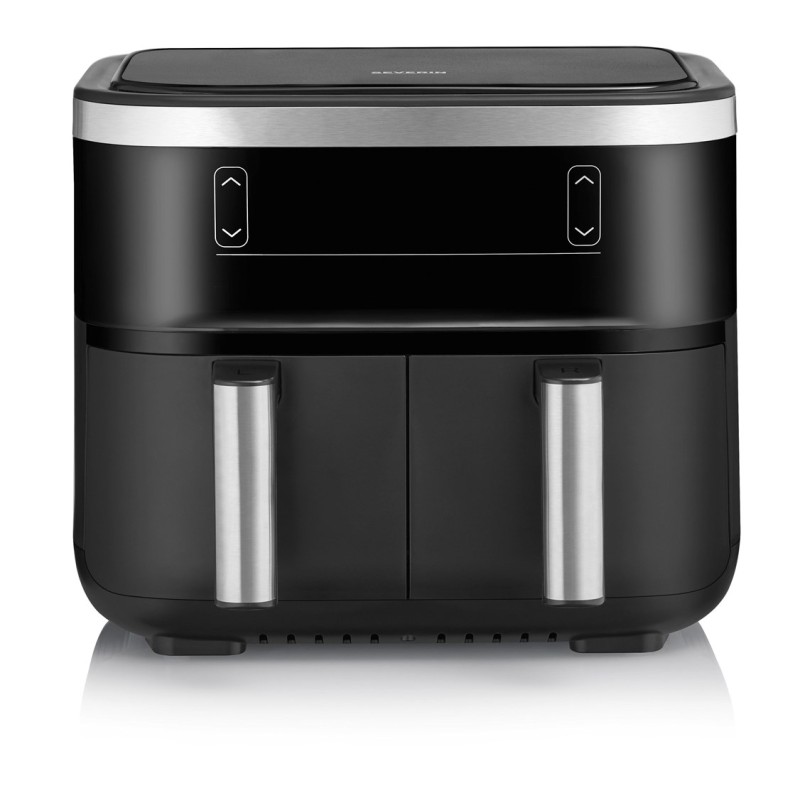 Severin FR 2453 fryer Double 3.25 L Stand-alone 2850 W Hot air fryer Black, Silver Severin FR 2453 fryer Double 3.25 L Stand-alone 2850 W Hot air fryer Black, Silver