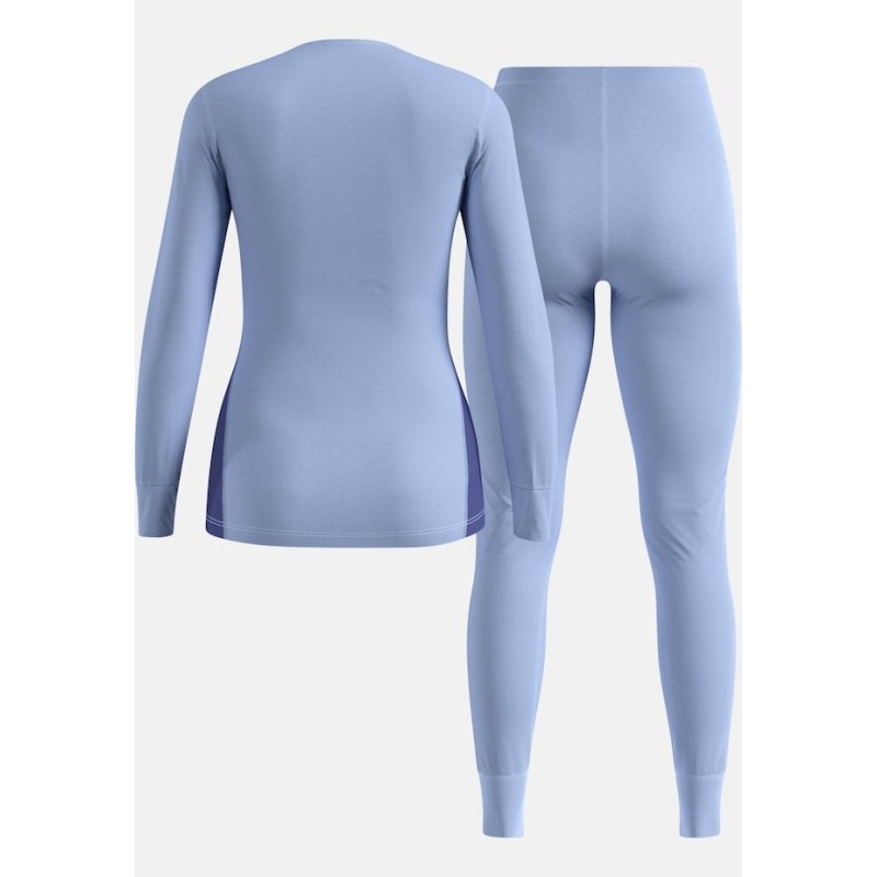 Bielizna termoaktywna - zestaw Odlo Set ACTIVE WARM Special Set roz. M Granatowa Bielizna termoaktywna - zestaw Odlo Set ACTIVE WARM Special Set roz. M Granatowa