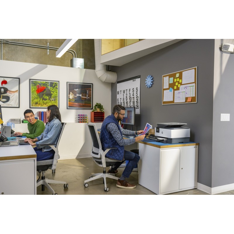 HP OfficeJet Pro 9120b Wireless All-in-One Color Printer, Two-sided printing; Copier, Scanner HP OfficeJet Pro 9120b Wireless All-in-One Color Printer, Two-sided printing; Copier, Scanner