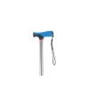 Walking stick - quadruped with soft grip - blue AR-017