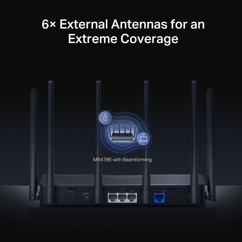 Mercusys BE9300 Tri-Band Wi-Fi 7 Router Mercusys BE9300 Tri-Band Wi-Fi 7 Router