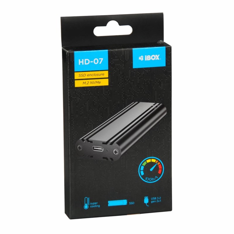 iBox HD-07 SSD enclosure Black M.2 iBox HD-07 SSD enclosure Black M.2