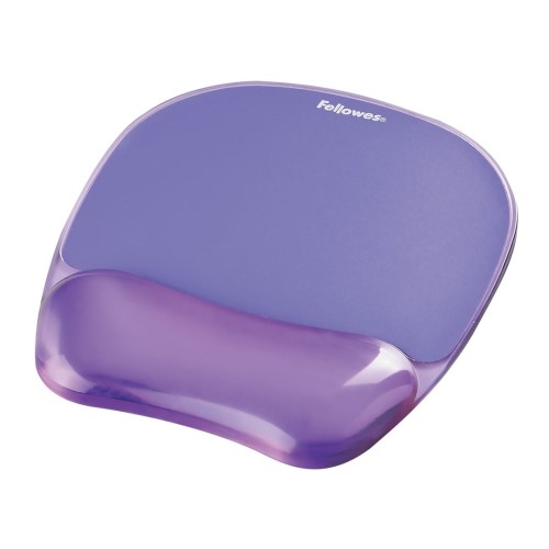Fellowes CRYSTAL Mouse & Wrist Pad gel purple Fellowes CRYSTAL Mouse & Wrist Pad gel purple