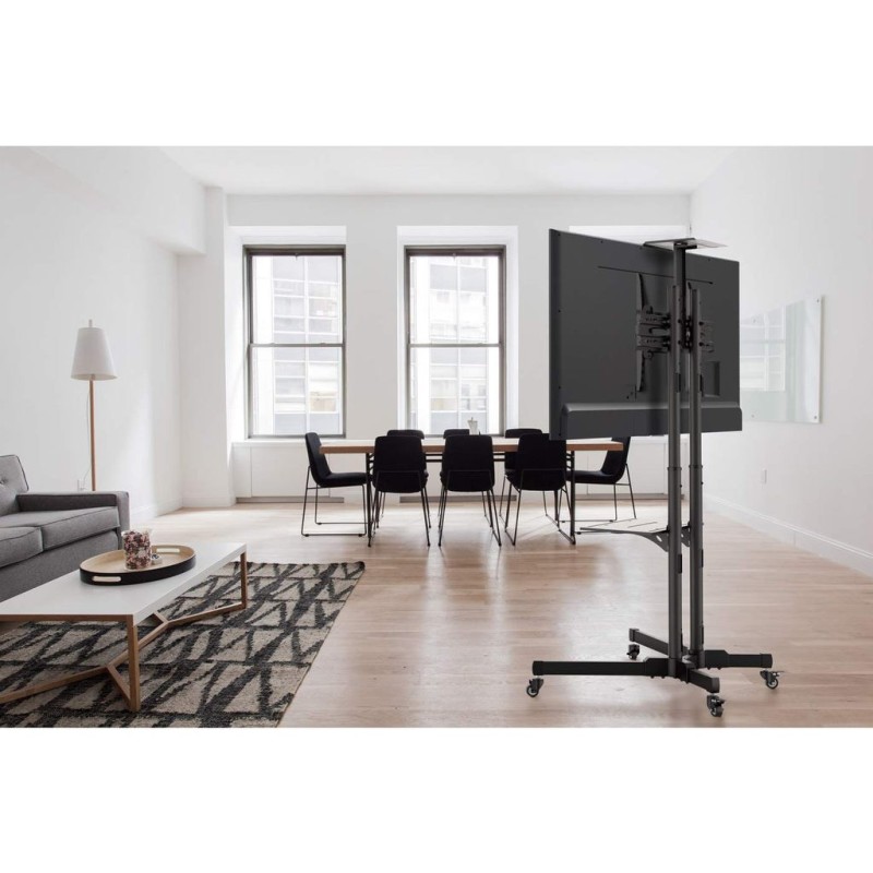 Manhattan TV & Monitor Mount, Trolley Stand, 1 screen, Screen Sizes: 37-65 Manhattan TV & Monitor Mount, Trolley Stand, 1 screen, Screen Sizes: 37-65