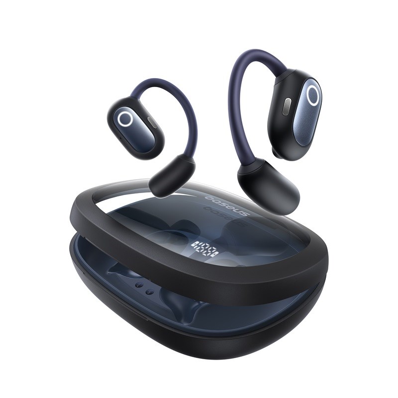 Baseus Eli Fit Open- Ear Headset Wireless Connectivity/Music USB Type-C Bluetooth Black Baseus Eli Fit Open- Ear Headset Wireless Connectivity/Music USB Type-C Bluetooth Black