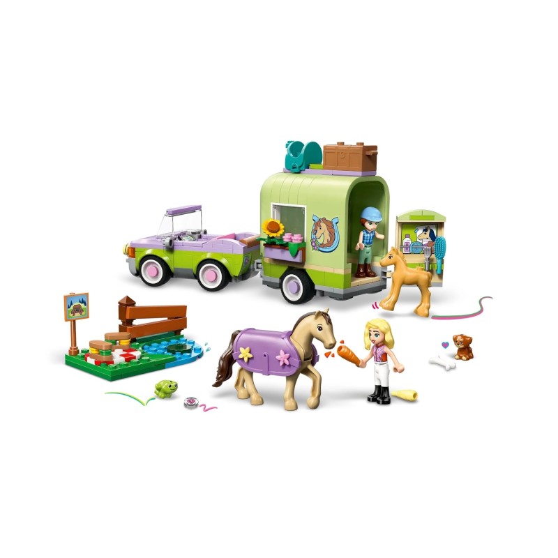 LEGO FRIENDS 42695 Horse and Baby Foal Trailer