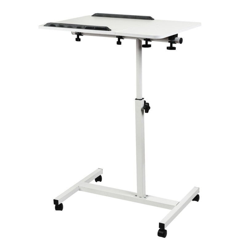 Maclean mobile desk/laptop stand, white, height adjustment 59-89cm, max. 30kg , MC-121 W Maclean mobile desk/laptop stand, white, height adjustment 59-89cm, max. 30kg , MC-121 W