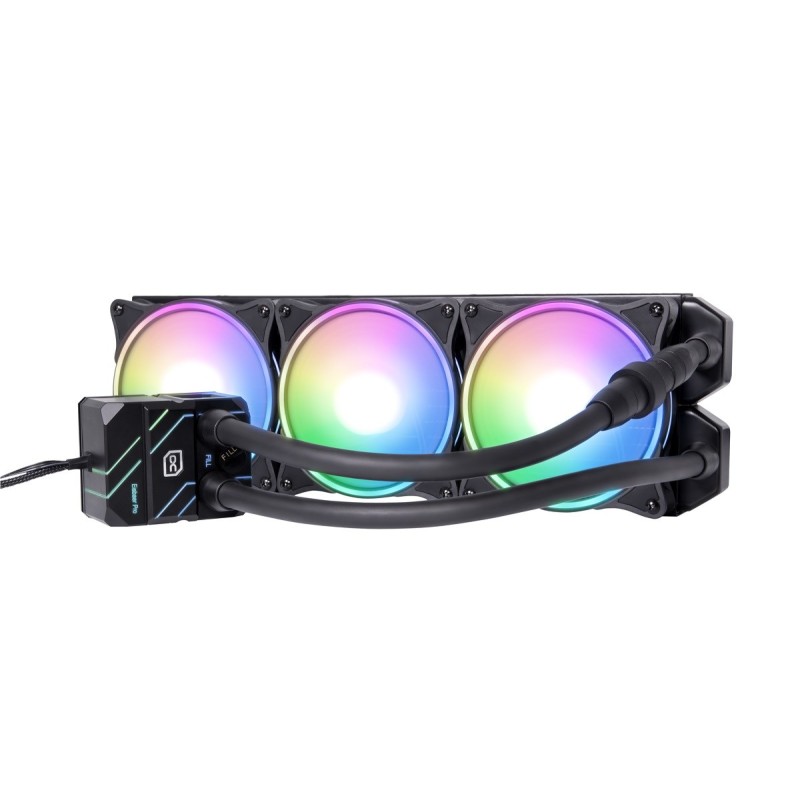 Alphacool Eisbaer Pro Aurora 360 Processor All-in-one liquid cooler 12 cm Black, White 1 pc(s) Alphacool Eisbaer Pro Aurora 360 Processor All-in-one liquid cooler 12 cm Black, White 1 pc(s)