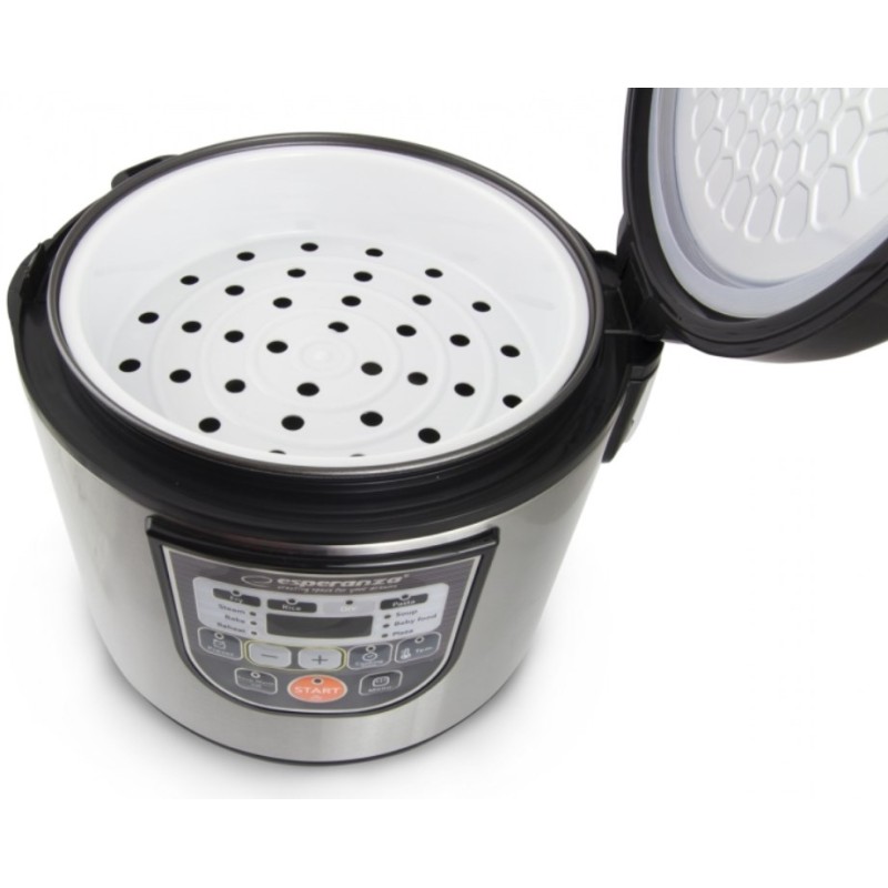 Esperanza EKG011 multi cooker 5 L 860 W Black, Stainless steel Esperanza EKG011 multi cooker 5 L 860 W Black, Stainless steel