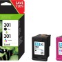 HP 301 2-pack Black/Tri-color Original Ink Cartridges