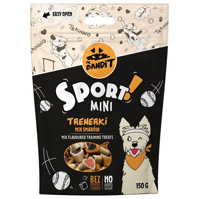 VET EXPERT MR. BANDIT Sport Mini Trainers Mix of Flavors - dog treat - 150 g