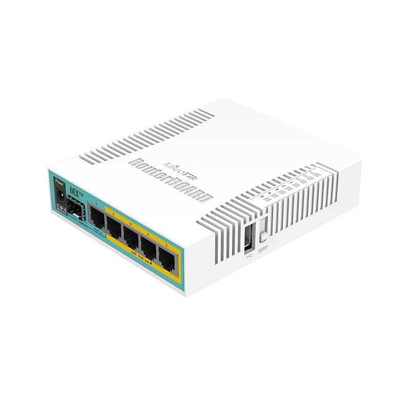 Mikrotik hEX PoE wired router White