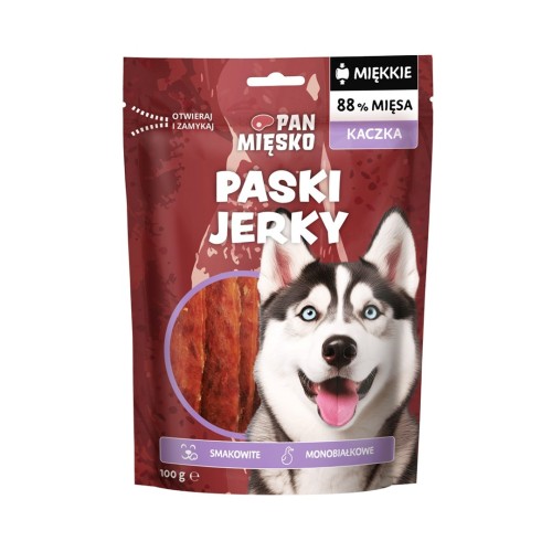 PAN MIĘSKO Jerky Duck - dog treat - 100g