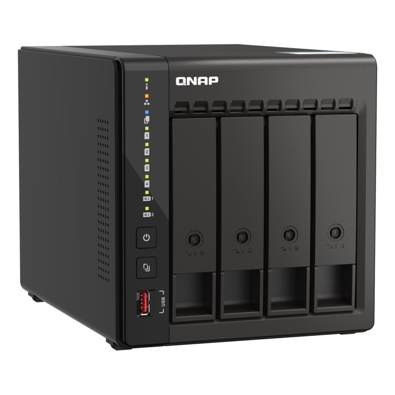 QNAP TS-453E NAS Tower Ethernet LAN Black J6412 QNAP TS-453E NAS Tower Ethernet LAN Black J6412