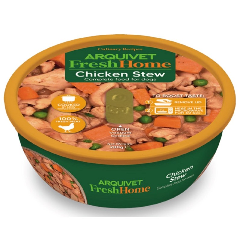 ARQUIVET Fresh Home Chicken stew - wet dog food - 280g