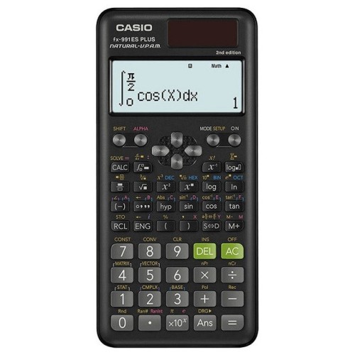 CASIO CALCULATOR SCIENTIFIC FX 991ES PLUS 2 BLACK, 12-DIGIT DISPLAY CASIO CALCULATOR SCIENTIFIC FX 991ES PLUS 2 BLACK, 12-DIGIT DISPLAY
