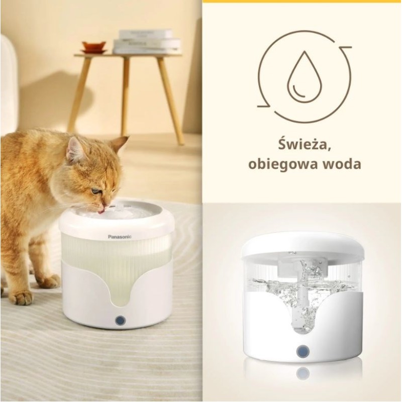 Panasonic CP-JNW01CW dog/cat feeder/waterer Plastic White Automatic pet waterer Panasonic CP-JNW01CW dog/cat feeder/waterer Plastic White Automatic pet waterer