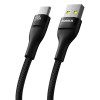 Baseus Flash 2 USB A to USB C fast charging cable 1 m 100 W Black Baseus Flash 2 USB A to USB C fast charging cable 1 m 100 W Black