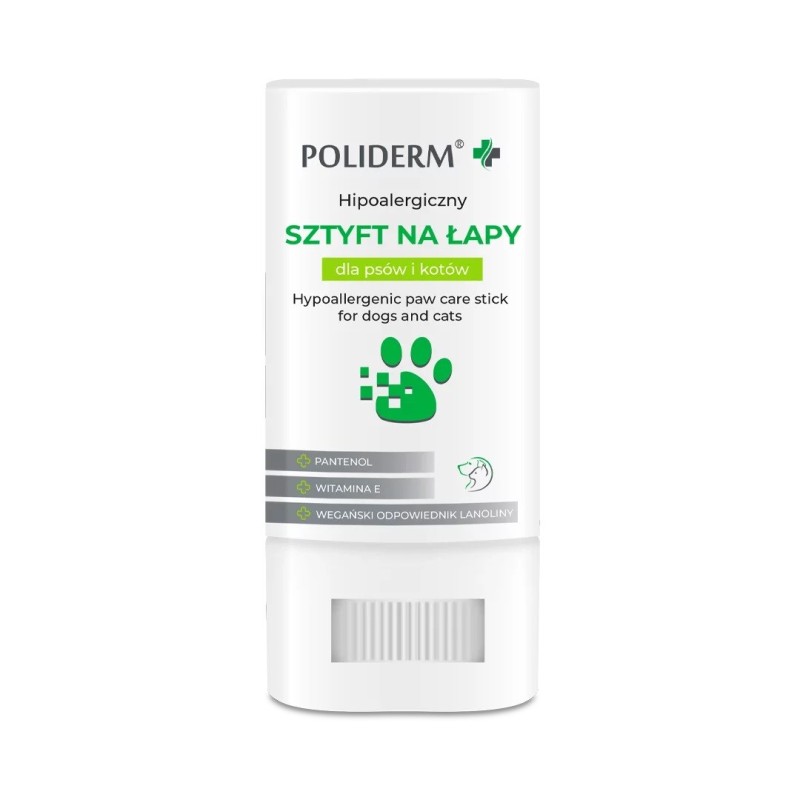 POLIDERM hypoallergenic paw stick for dog and cat – 14.5g POLIDERM hypoallergenic paw stick for dog and cat – 14.5g