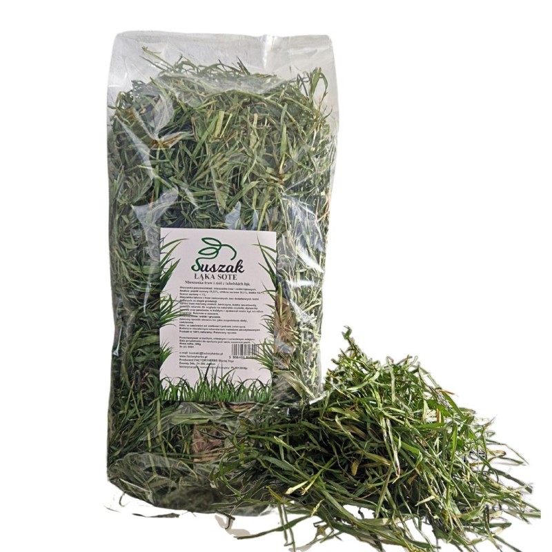 FACTORY HERBS Suszak Meadow blend Harvest 2025 - treat for rodents and rabbits - 500g FACTORY HERBS Suszak Meadow blend Harvest 2025 - treat for rodents and rabbits - 500g