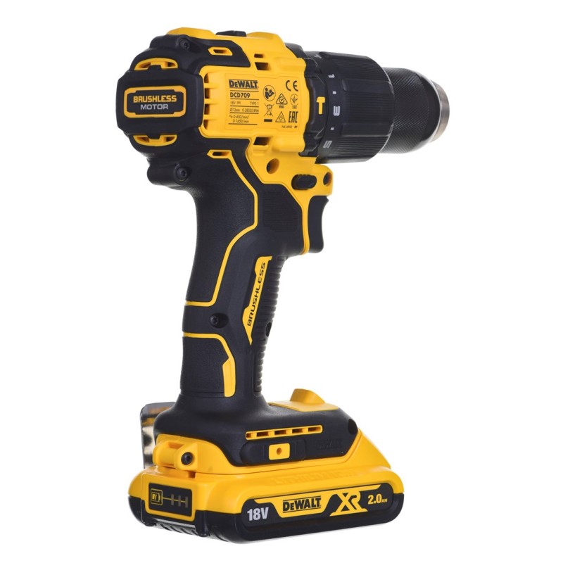 Dewalt DCD709D2T impact wrench with battery and charger Dewalt DCD709D2T impact wrench with battery and charger