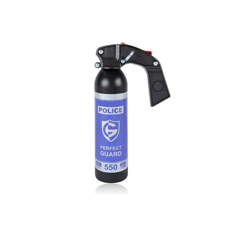 Pepper gas POLICE PERFECT GUARD 550 - 480 ml. gel - extinguisher (PG.550)