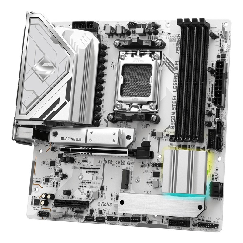 Asrock B850M Steel Legend WiFi AMD B850 Socket AM5 micro ATX Asrock B850M Steel Legend WiFi AMD B850 Socket AM5 micro ATX