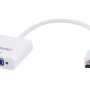 Savio CL-27B video cable adapter 0.1 m HDMI Type A (Standard) VGA (D-Sub) White