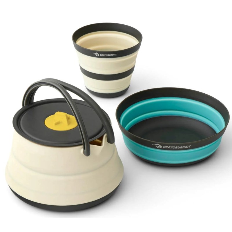 SEA TO SUMMIT Frontier UL ultra-light folding kettle set for 1 person/3 pieces SEA TO SUMMIT Frontier UL ultra-light folding kettle set for 1 person/3 pieces