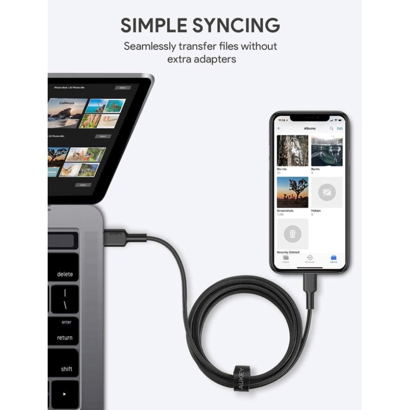 AUKEY CB-CL03 2 m Black AUKEY CB-CL03 2 m Black