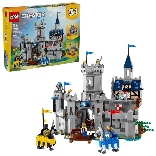 LEGO CREATOR 3 IN 1 31168 Medieval Horse Knight Castle LEGO CREATOR 3 IN 1 31168 Medieval Horse Knight Castle