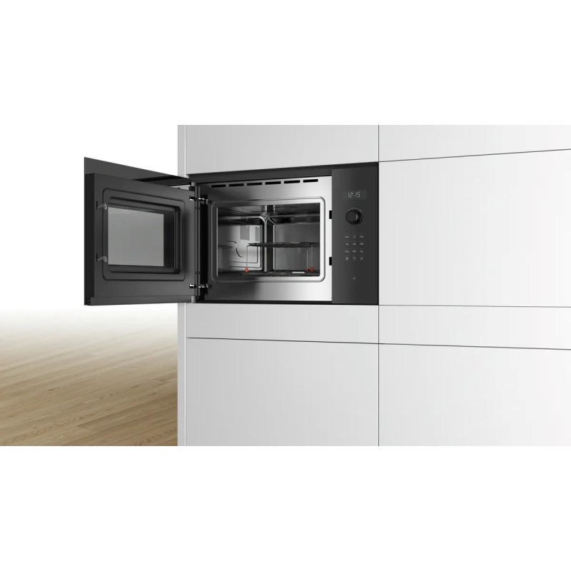 Bosch Serie 6 BEL554MB0 microwave Built-in Combination microwave 25 L 900 W Black, Stainless steel Bosch Serie 6 BEL554MB0 microwave Built-in Combination microwave 25 L 900 W Black, Stainless steel