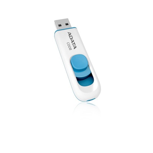 ADATA 64GB C008 USB flash drive USB Type-A 2.0 Blue, White ADATA 64GB C008 USB flash drive USB Type-A 2.0 Blue, White
